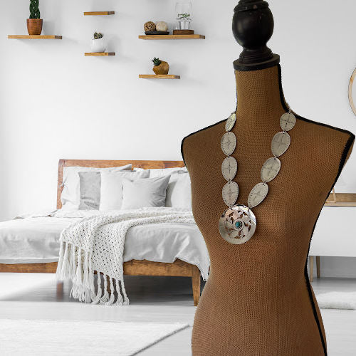 Spoon Concho Necklace - ARROWS - #5696