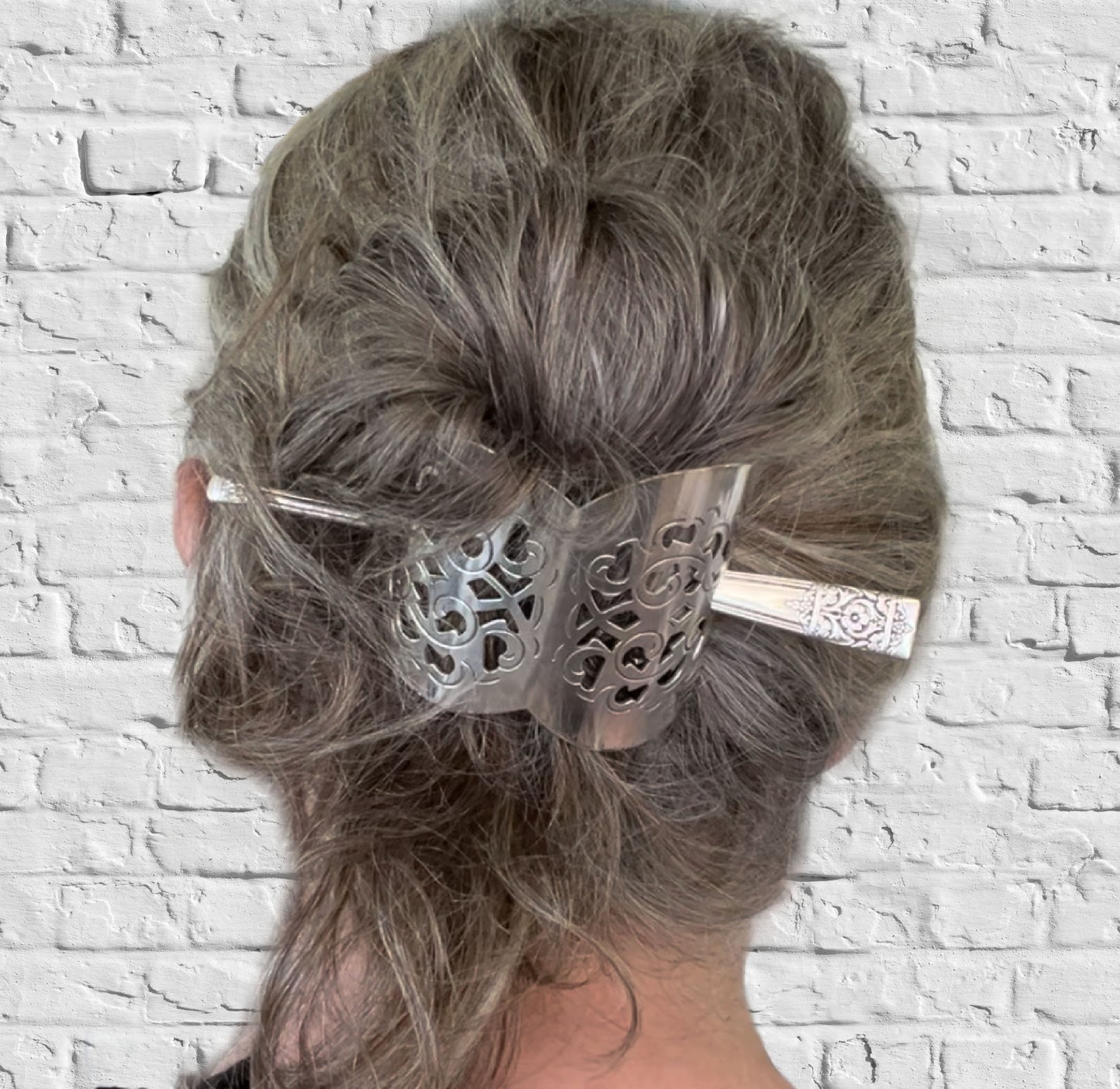Cake Server Hair Barrette - INAUGURATION - #5707