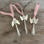 Eco-friendly upcycled vintage silverware angel ornaments including O'Hara pattern - handmade artisan holiday decor