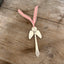 Handcrafted O'Hara angel ornament made from upcycled vintage silverware pieces - premium artisan holiday decoration