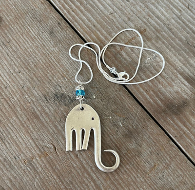 Fork Elephant Necklace - LUCY - #5782