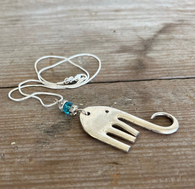 Fork Elephant Necklace - LUCY - #5782
