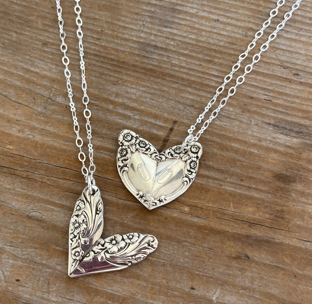 Spoon Heart Necklace - EVENING STAR - #5836