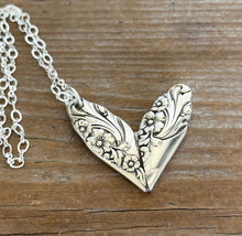 Spoon Heart Necklace - EVENING STAR - #5836