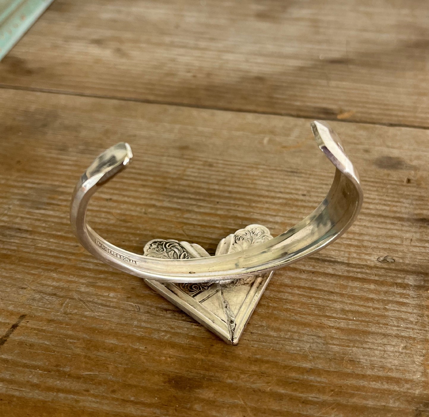 Spoon Heart Cuff Bracelet - #5895