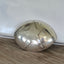 Close-up of stylized star belt buckle showing detailed star pattern on reclaimed vintage spoon, handmade western accessory
