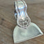 Arbutus pattern ergonomic heart handle cheese knife - Ergonomic Heart Handle Cheese Knife - handcrafted from upcycled vintage silverware - Laughing Frog Studio