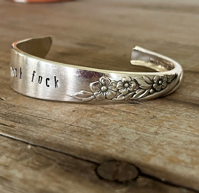 Spoon Cuff Bracelet - FUCKITY FUCK FUCK - ALWAYS/WILDWOOD - #5947