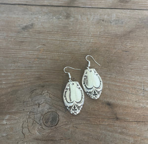 Spoon Earrings - SILVER FASHION - #5952