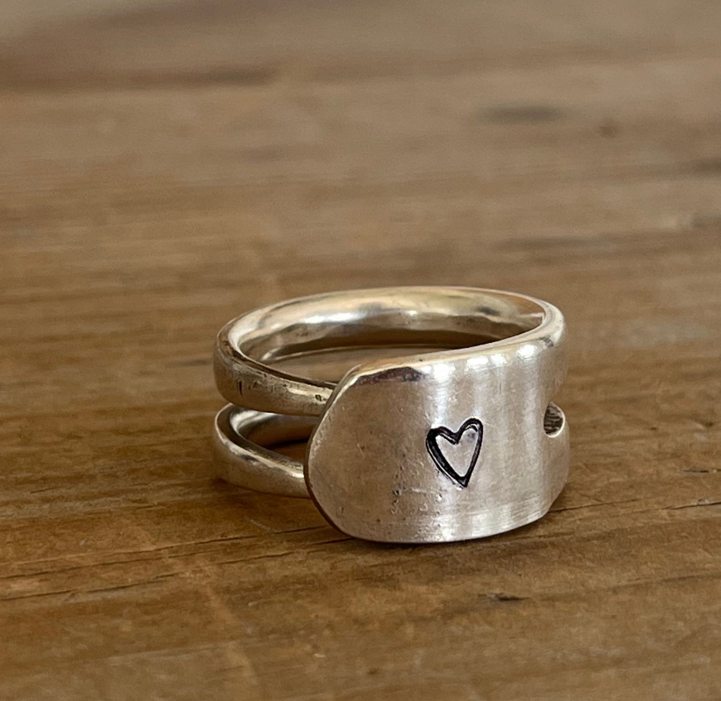 Fork Tine Ring - Double - SIZE 9.5 - #6027