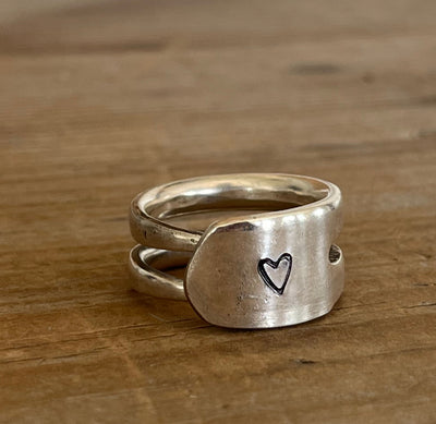 Fork Tine Ring - Double - SIZE 9.5 - #6027