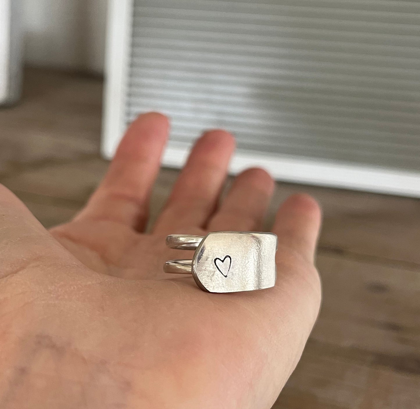 Fork Tine Ring - Double - SIZE 8.5 - #6030