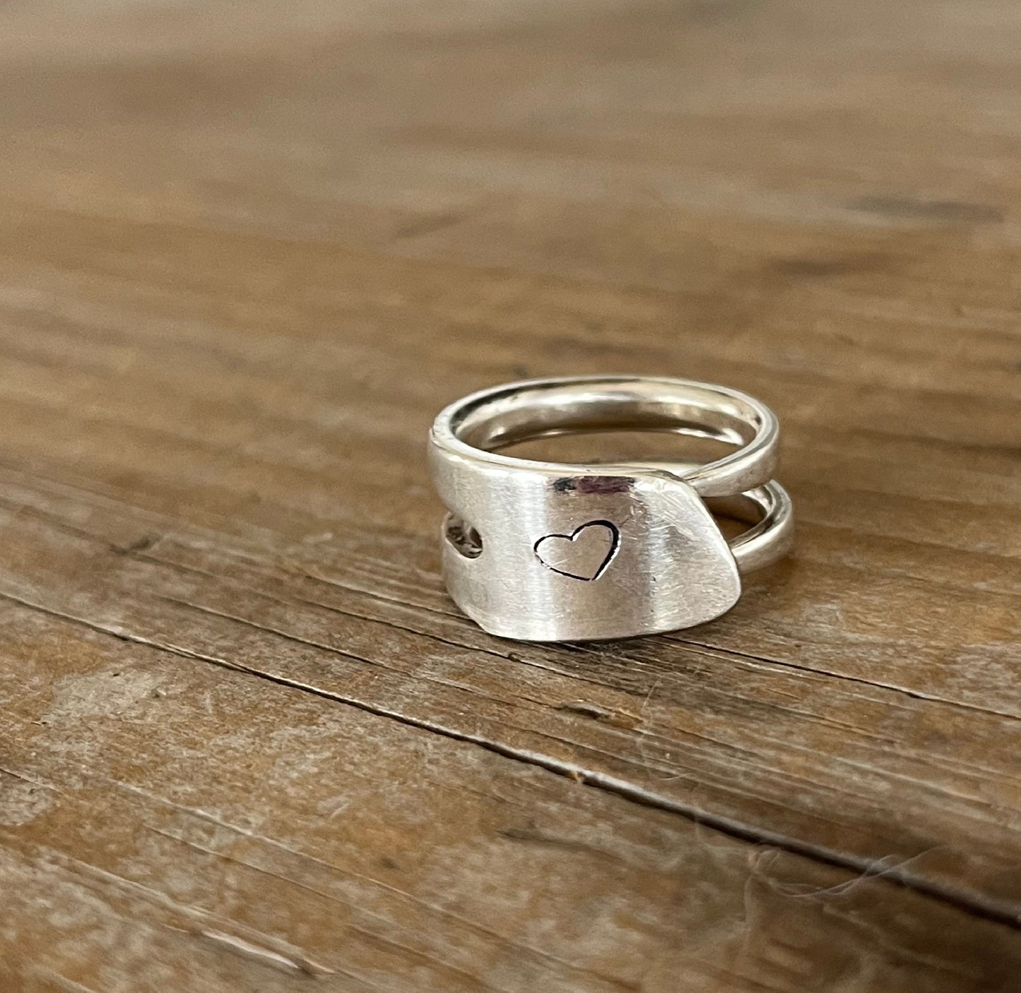 Fork Tine Ring - Double - SIZE 10 - #6031