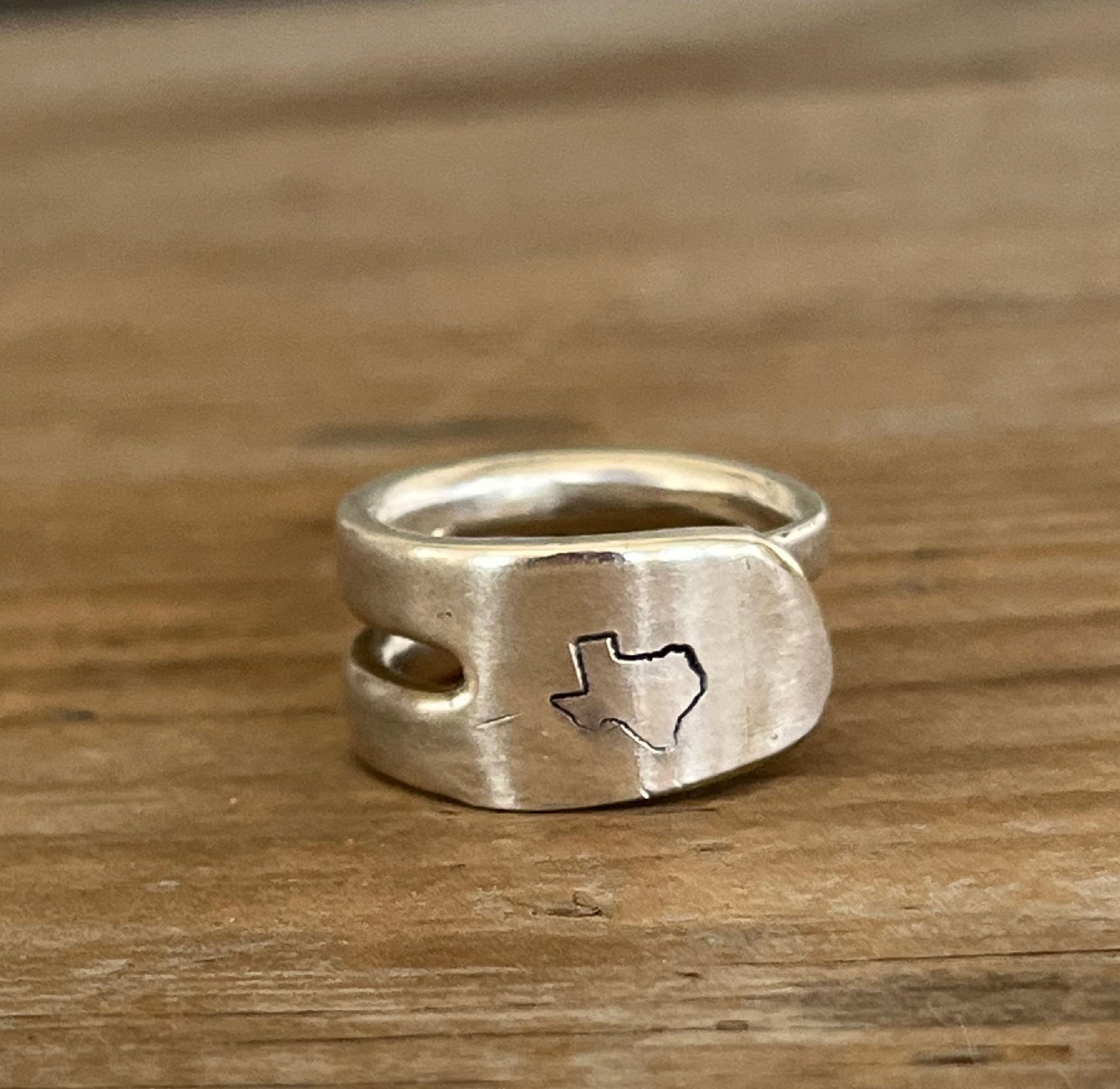 Fork Tine Ring - State of Texas - SIZE 8.5 - #6033