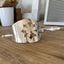 Close up view of cake server hair barrette with Wallace Brothers Sharon stick - handcrafted upcycled vintage silverware hair accessory - Laughing Frog Studio