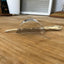 Side view of Oneida Vanessa/Francesca cake server hair barrette with stick - handcrafted from upcycled vintage silverware - Laughing Frog Studio