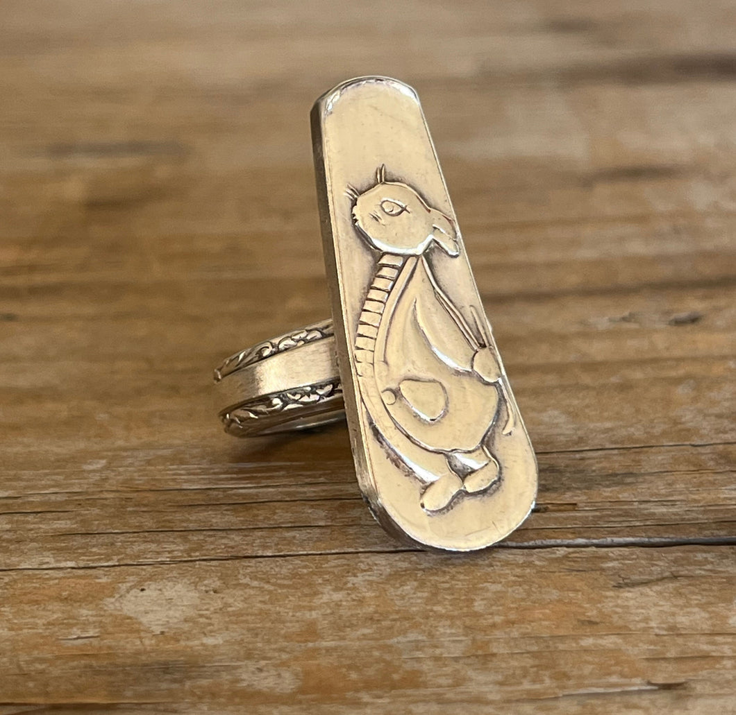 Statement BUNNY Spoon Ring - Peter Rabbit - #6055