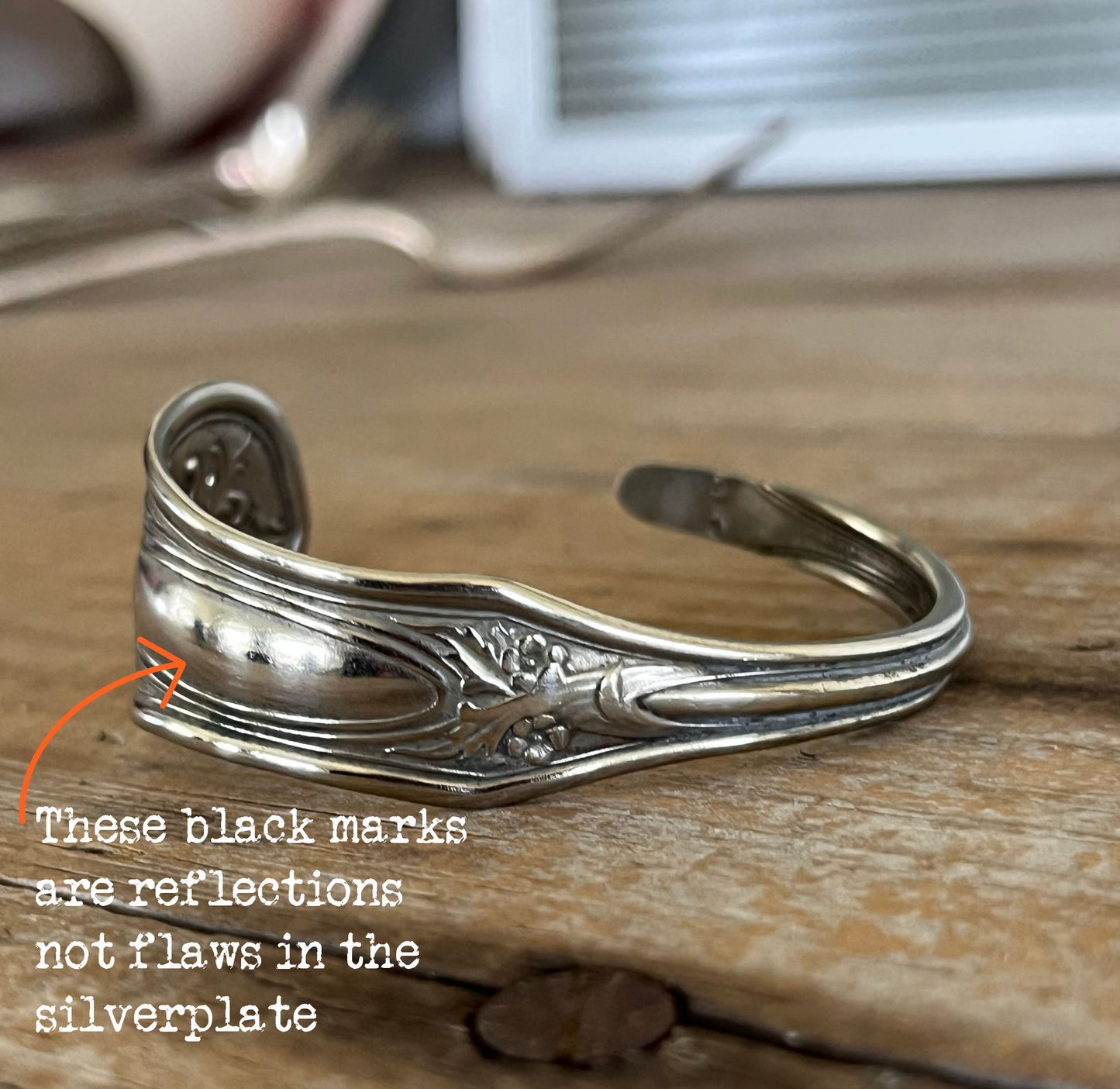 Spoon Cuff Bracelet - Edwardian - #6068