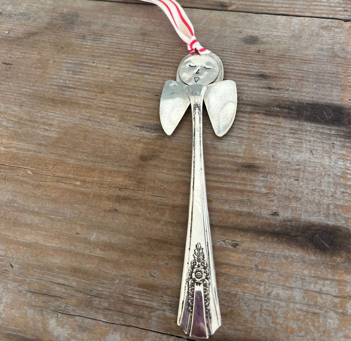 Artisan Angel - Upcycled Silverware Pieces - FRANCES- #6078