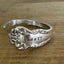close up of COMMUNITY AVALON hand-stamped BADASS spoon cuff bracelet - handcrafted from upcycled vintage silverware - Laughing Frog Studio