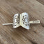 Vintage Danish cake server hair barrette handcrafted from upcycled silverware