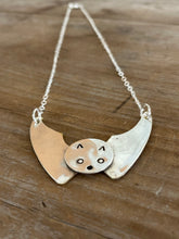 Bat Necklace from Spoon Bowls - #6024