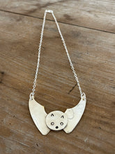 Bat Necklace from Spoon Bowls - #6024
