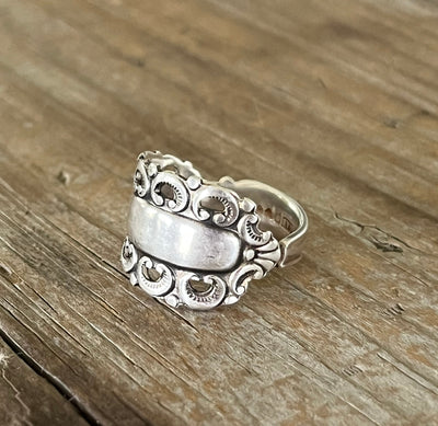Sterling Spoon Ring = SWEDEN