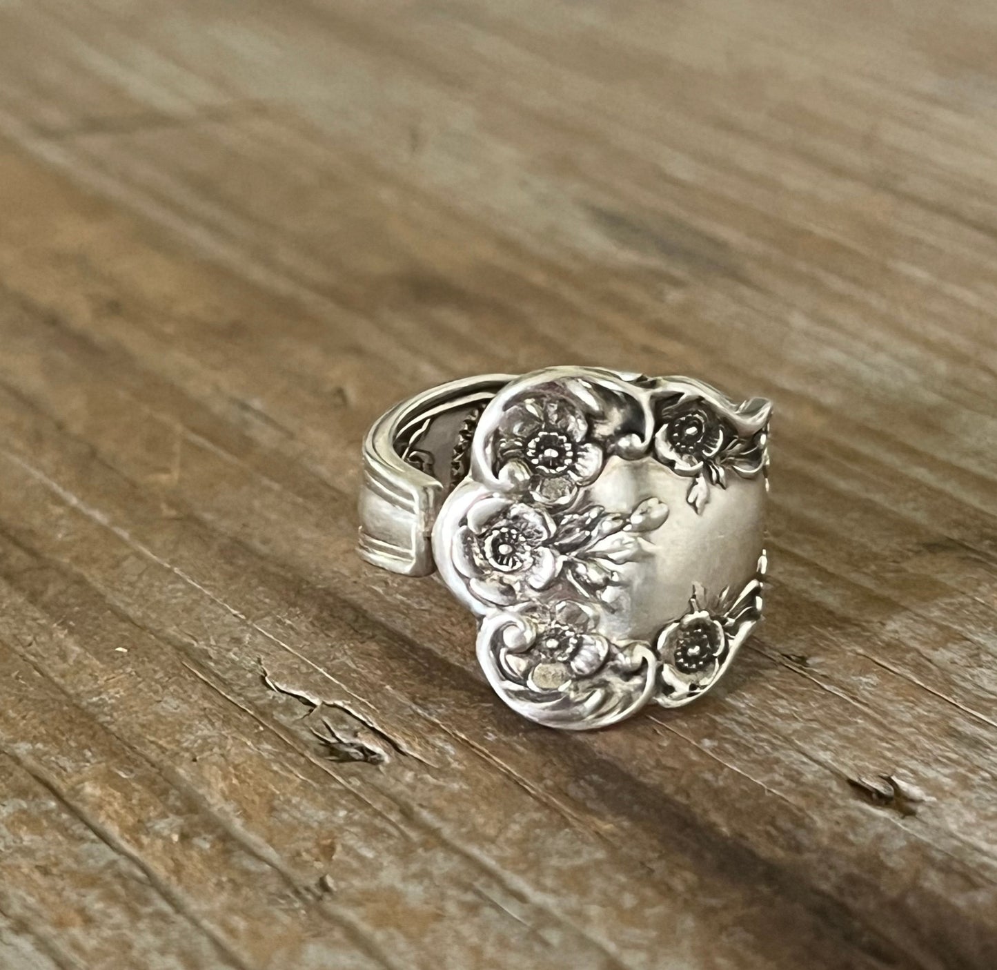 Sterling Spoon Ring - BUTTERCUP - #5864