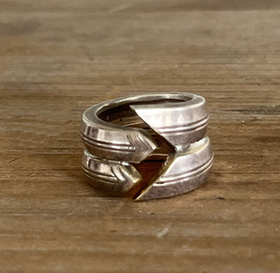 Double Handle Spoon Ring - #6035