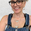 SALE Fork Heart Necklace - COMMUNITY "M" - #5831