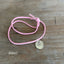 Heart Stamped Circle Pendant Spoon Necklace