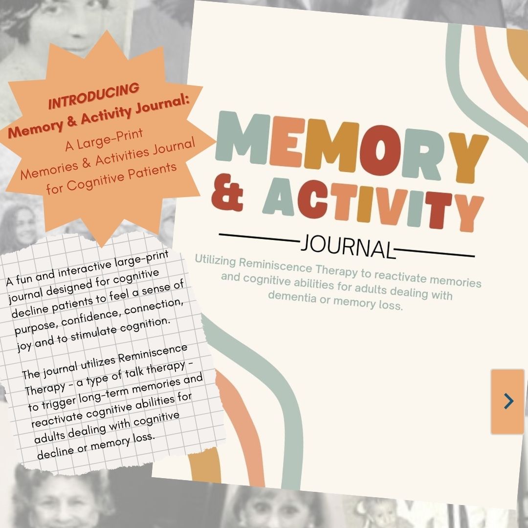 Memory & Activity Journal: A Large-Print Memories & Activities Notebook for Dementia or Memory Loss Patients