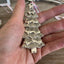 Fork Handle Figural Chistmas Tree Shaped Silverplate Ornament