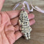 Spoon Handle Figural Santa Silverplate Ornament