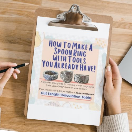 PDF | Make A Spoon Ring Guide | How To Make A Spoon Ring With Tools You Already Have