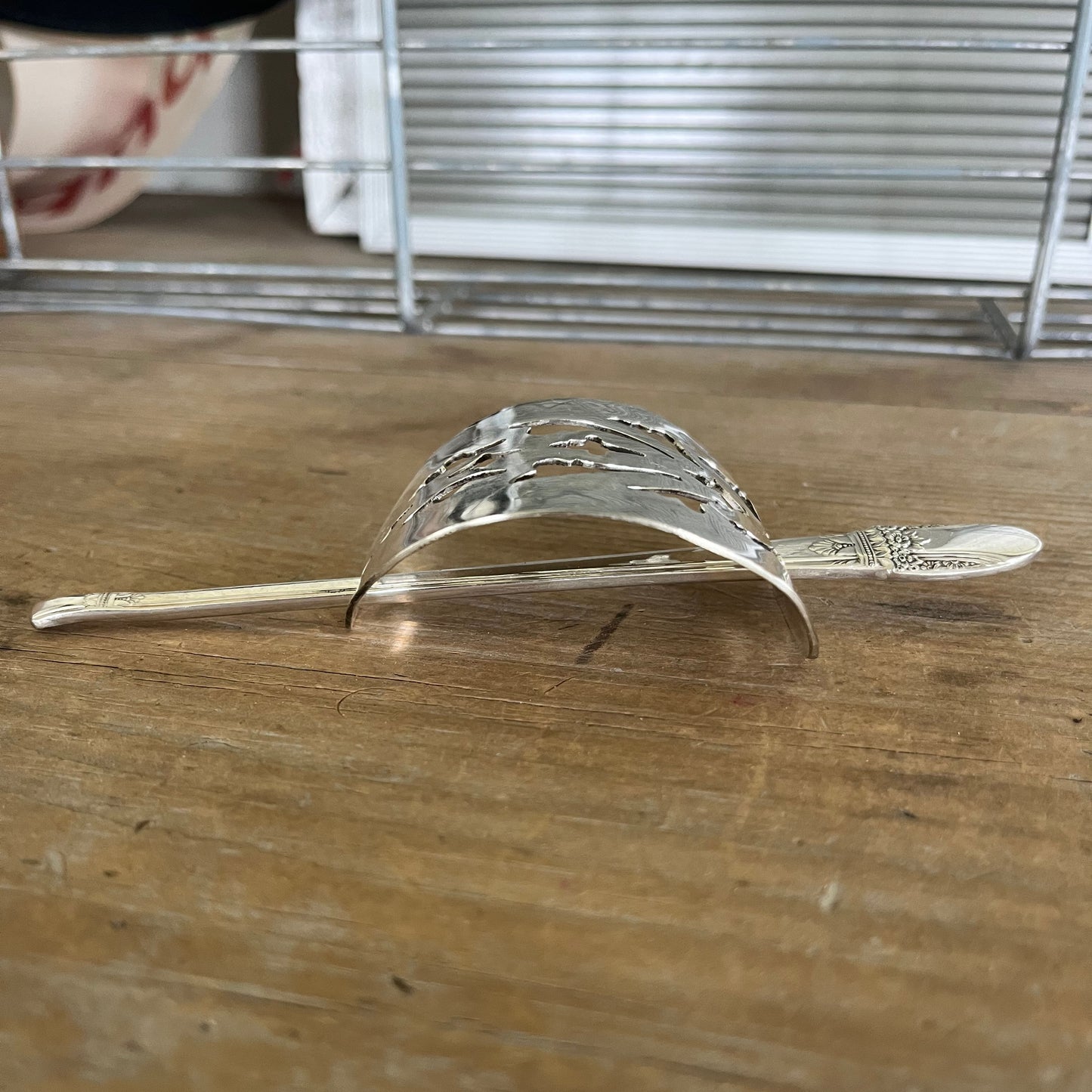 Cake Server Hair Barrette - FIRST LOVE - #6185