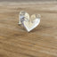 Exquisite heart spoon ring made from vintage silverware handles - upcycled statement jewelry