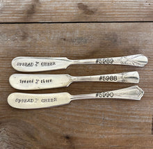 SPREAD CHEER - HAND Stamped Cheese Spreader/Knife