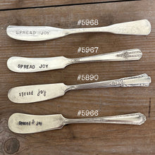 HAND Stamped Cheese Spreader/Knife - SPREAD JOY