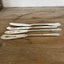 Collection of 4 repurposed vintage silverware featuring Spread Joy hand stamping - perfect for entertaining
