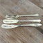 SPREAD LOVE hand-stamped cheese spreaders made from upcycled vintage silverware