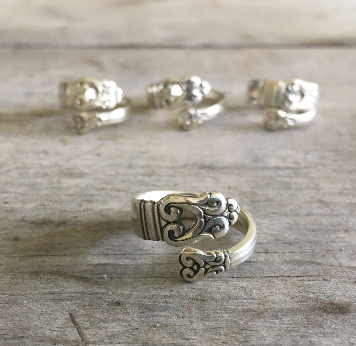 Silverware Rings Sterling Spoon Rings & Upcycled Silverware Rings | Laughing Frog Studio