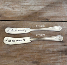 TIS THE SEASON - HAND Stamped Cheese Spreader