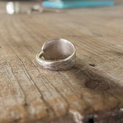 Sterling Spoon Ring - LILY - #5866