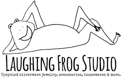 Laughing Frog Studio Upcycled Silverware Jewelry, Accessories, Housewares & More. 