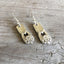 ETERNALLY YOURS pattern spoon earrings - Spoon Earrings - handcrafted from upcycled vintage silverware - Laughing Frog Studio