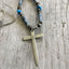 Handmade Fork Tine Cross Pendant Necklace