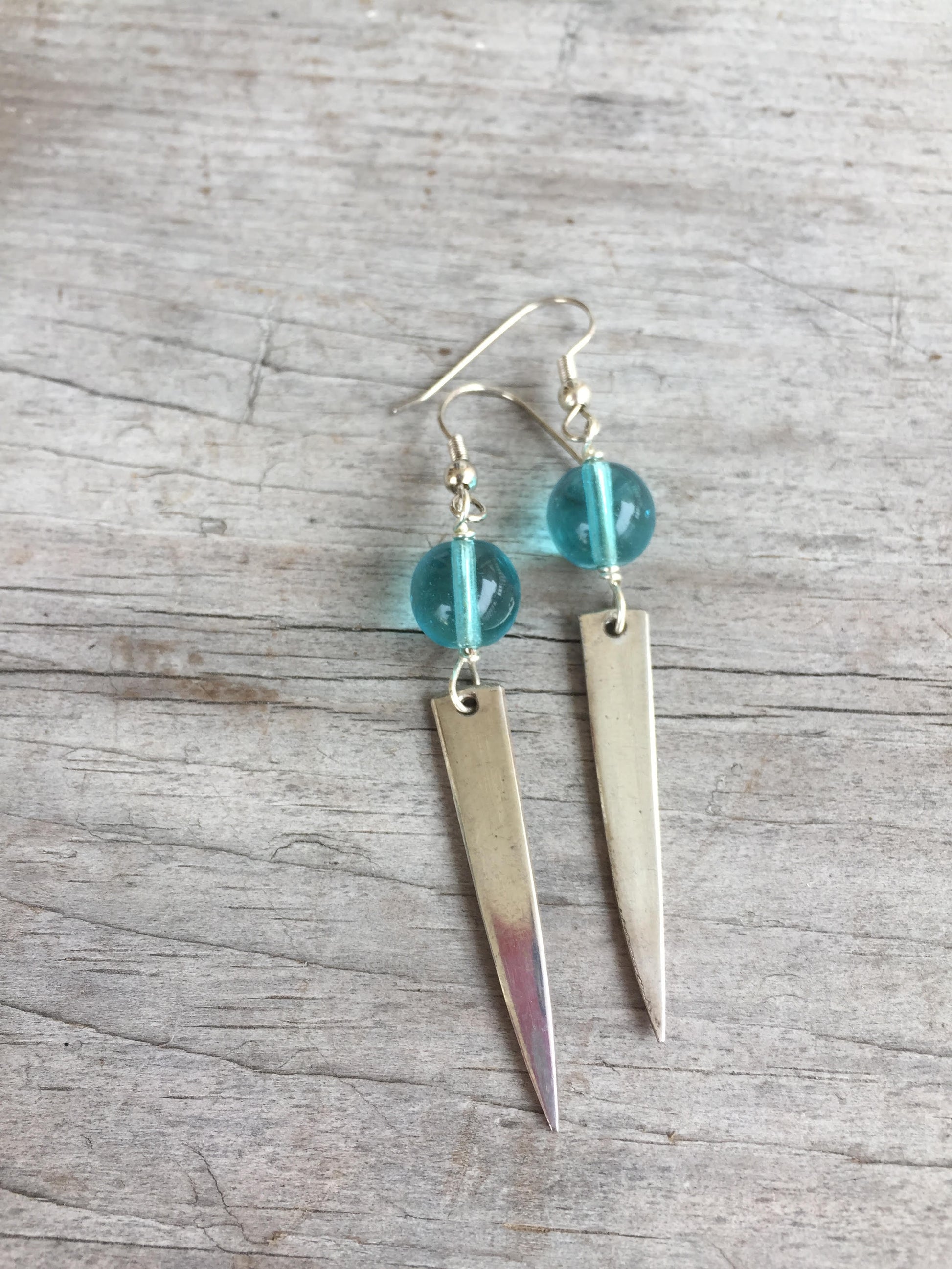 Silverware Jewelry Fork Earrings