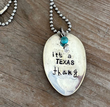 Stamped Spoon Necklace - IT'S A TEXAS THANG - #2312